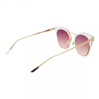 ANA HICKMANN Damen-Sonnenbrille HI3037A-54H02 Havana Butterfly Frame Brown Gradient Lens 51/22/145 mm