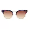 ANA HICKMANN Damen-Sonnenbrille HI3037A-54H02 Havana Butterfly Frame Brown Gradient Lens 51/22/145 mm