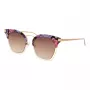 ANA HICKMANN Damen-Sonnenbrille HI3037A-54H02 Havana Butterfly Frame Brown Gradient Lens 51/22/145 mm