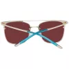 ANA HICKMANN Damen-Sonnenbrille HI3041-5004A Oversized Square Acetatrahmen Verlauf Graue Gläser UV400