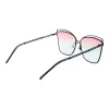 ANA HICKMANN Damen-Sonnenbrille HI3049-6109A - Havanna Acetat übergroße eckige Form - braune Verlaufsgläser - 61/15/145 mm