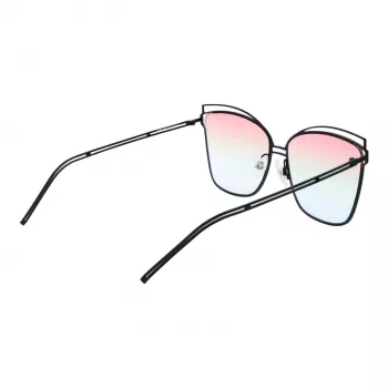 ANA HICKMANN Damen-Sonnenbrille HI3049-6109A - Havanna Acetat übergroße eckige Form - braune Verlaufsgläser - 61/15/145 mm