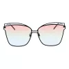 ANA HICKMANN Damen-Sonnenbrille HI3049-6109A - Havanna Acetat übergroße eckige Form - braune Verlaufsgläser - 61/15/145 mm