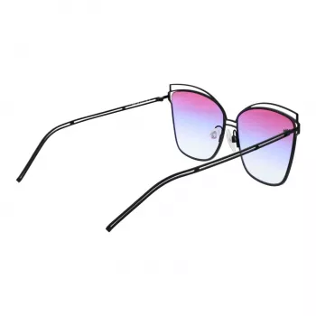 ANA HICKMANN Damen-Sonnenbrille HI3049-6109B Havanna Braun Acetat eckiger Rahmen braune Verlaufsgläser 61/15/145 mm