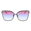 ANA HICKMANN Damen-Sonnenbrille HI3049-6109B Havanna Braun Acetat eckiger Rahmen braune Verlaufsgläser 61/15/145 mm