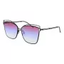 ANA HICKMANN Damen-Sonnenbrille HI3049-6109B Havanna Braun Acetat eckiger Rahmen braune Verlaufsgläser 61/15/145 mm