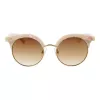 ANA HICKMANN Damen-Sonnenbrille HI3050-52G22 Butterfly Acetat Braun Verlauf 52mm