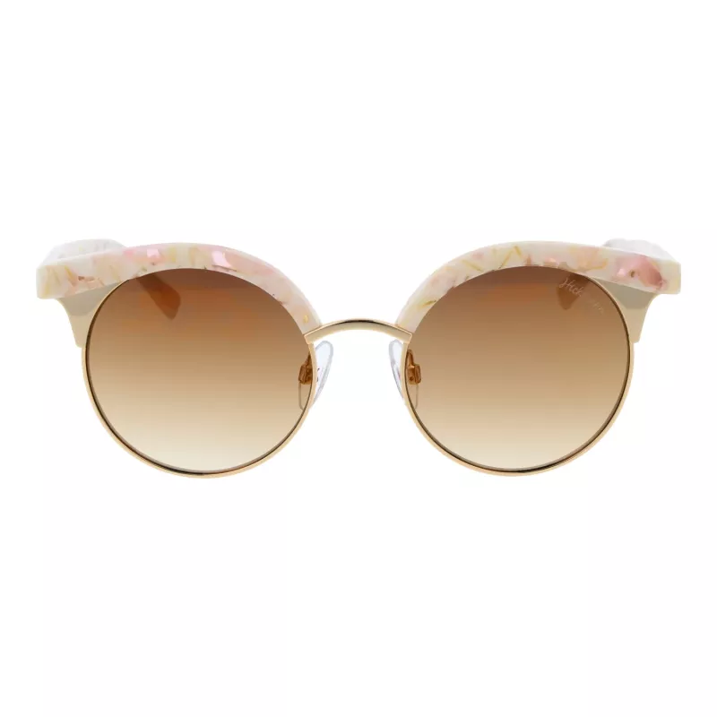 ANA HICKMANN Damen-Sonnenbrille HI3050-52G22 Butterfly Acetat Braun Verlauf 52mm