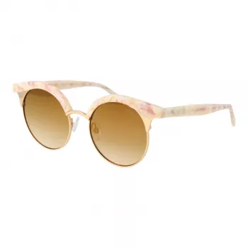 ANA HICKMANN Damen-Sonnenbrille HI3050-52G22 Butterfly Acetat Braun Verlauf 52mm