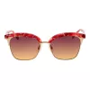 ANA HICKMANN Damen-Sonnenbrille HI3051-53E01 Havana Acetat Braun Verlauf 53mm