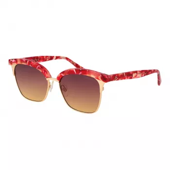 ANA HICKMANN Damen-Sonnenbrille HI3051-53E01 Havana Acetat Braun Verlauf 53mm