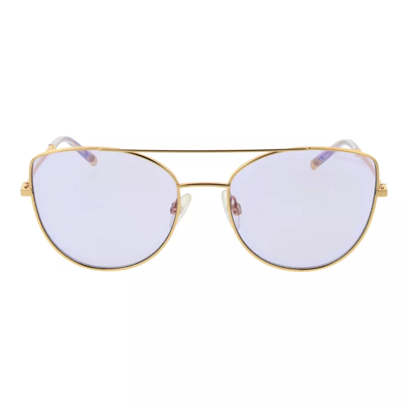 ANA HICKMANN Damen-Sonnenbrille HI3054-5504C Havana/Braun Acetatgestell Braune Verlaufsgläser 55mm