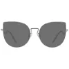 ANA HICKMANN Damen-Sonnenbrille HI3063-5703A Butterfly Havana Tortoise Brown Gradient 57mm