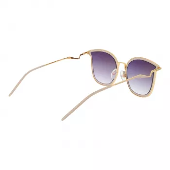 ANA HICKMANN Damen-Sonnenbrille HI3065-5504A Havana Acetat Braun Verlaufsglas 55/21/145 mm