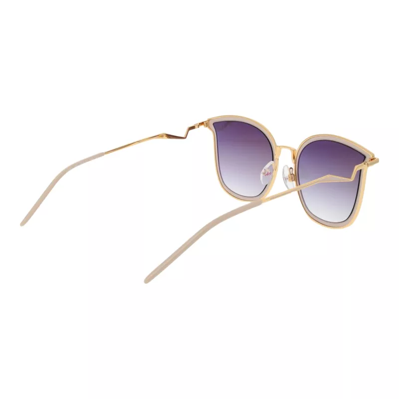 ANA HICKMANN Damen-Sonnenbrille HI3065-5504A Havana Acetat Braun Verlaufsglas 55/21/145 mm