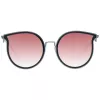 ANA HICKMANN Damen-Sonnenbrille HI3066-5402A Gold/Braun Butterfly Metallrahmen Braune Verlaufsgläser 54mm