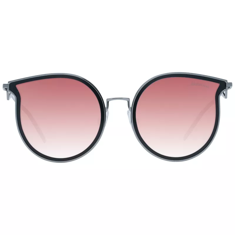 ANA HICKMANN Damen-Sonnenbrille HI3066-5402A Gold/Braun Butterfly Metallrahmen Braune Verlaufsgläser 54mm