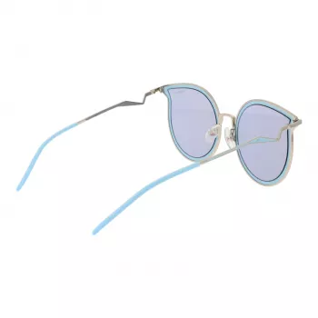 ANA HICKMANN Damen-Sonnenbrille HI3066T-5403A Butterfly Havana Braun Acetat-Gestell Verlauf Braun Gläser 54mm