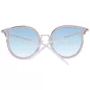 ANA HICKMANN Damen Sonnenbrille HI3066T-5405A Gold Metall Butterfly/Cat-Eye Braun Gradient UV400 54mm