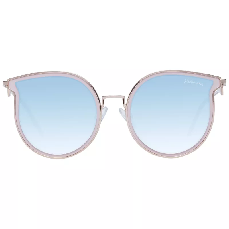 ANA HICKMANN Damen Sonnenbrille HI3066T-5405A Gold Metall Butterfly/Cat-Eye Braun Gradient UV400 54mm