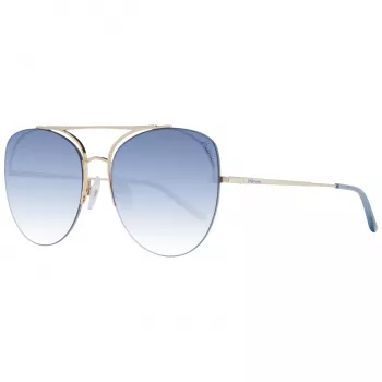 ANA HICKMANN Damen-Sonnenbrille HI3076-5704F Braun/Gold Gradient 58mm