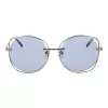 ANA HICKMANN Damen-Sonnenbrille HI3078-5702A Butterfly/Cat-Eye Havana Braun Acetat-Gestell Verlauf Braun Polycarbonat-Glas 57/18/140 mm UV400