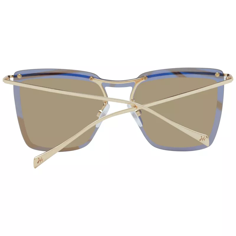 ANA HICKMANN Damen-Sonnenbrille HI3081-13304B Butterfly Metallrahmen Braun Verlaufsglas UV400