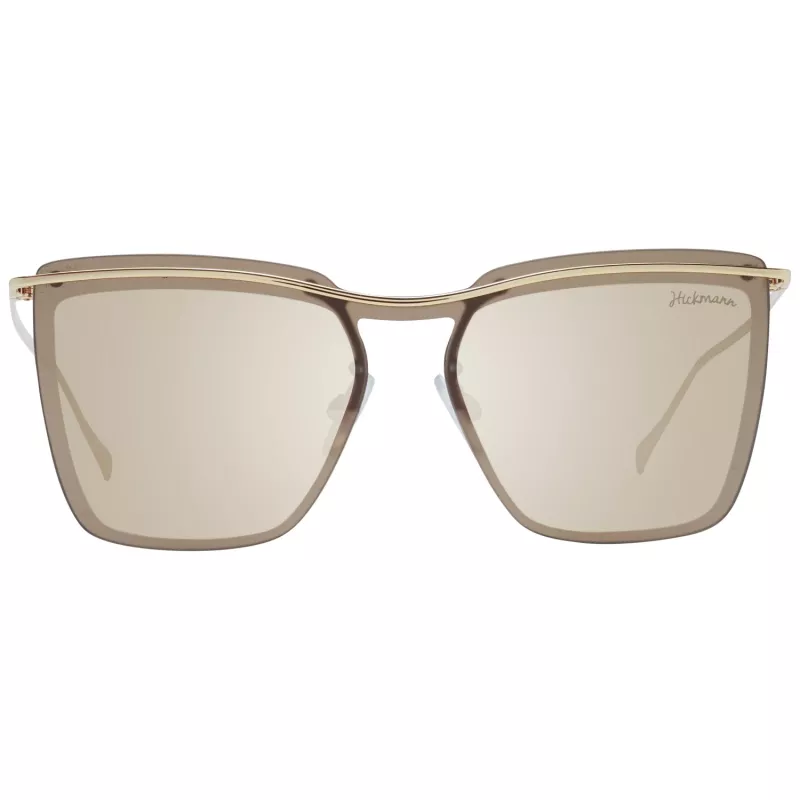 ANA HICKMANN Damen-Sonnenbrille HI3081-13304B Butterfly Metallrahmen Braun Verlaufsglas UV400
