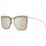 ANA HICKMANN Damen-Sonnenbrille HI3081-13304B Butterfly Metallrahmen Braun Verlaufsglas UV400
