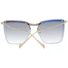 ANA HICKMANN Damen-Sonnenbrille HI3081-13304C Havanna Acetat eckiger Rahmen braun getönte Gläser 55mm