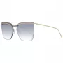 ANA HICKMANN Damen-Sonnenbrille HI3081-13304C Havanna Acetat eckiger Rahmen braun getönte Gläser 55mm
