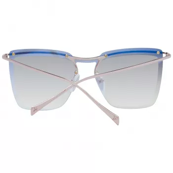 ANA HICKMANN Damen-Sonnenbrille HI3081-13305A Butterfly Cat-Eye Braun Havana Acetat-Fassung Brauner Gradient-Linse UV400