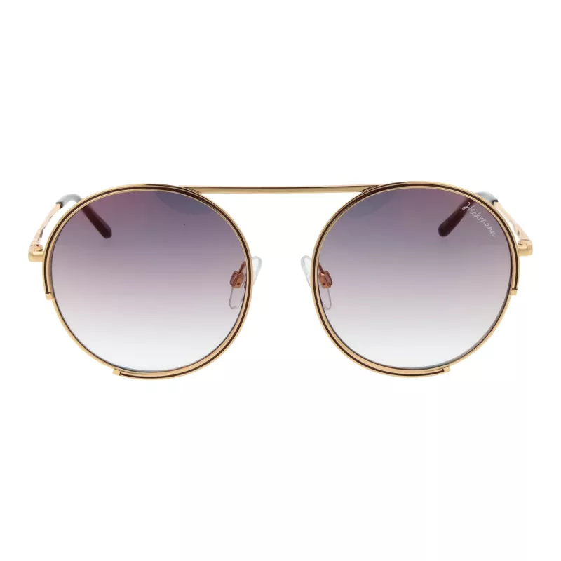 ANA HICKMANN Damen-Sonnenbrille HI3082-5401A Butterfly Acetatrahmen Grau Verlaufsgläser 54mm