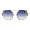 ANA HICKMANN Damen-Sonnenbrille HI3082-5406A Havana Braun Acetat Geometrisch Schmetterling 54mm