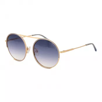 ANA HICKMANN Damen-Sonnenbrille HI3082-5406A Havana Braun Acetat Geometrisch Schmetterling 54mm