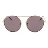 ANA HICKMANN Damen-Sonnenbrille HI3082-5413A Rechteckiger Acetatrahmen Braune Verlaufsgläser 54/19/145 mm