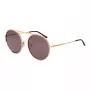 ANA HICKMANN Damen-Sonnenbrille HI3082-5413A Rechteckiger Acetatrahmen Braune Verlaufsgläser 54/19/145 mm