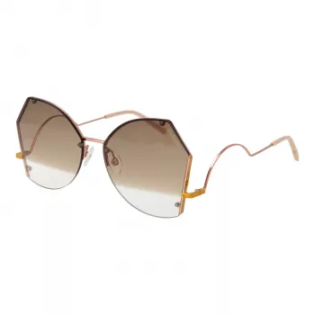 ANA HICKMANN Damen-Sonnenbrille HI3094-6105A Havana/Brown Gradient 61mm