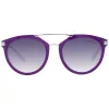 ANA HICKMANN Damen-Sonnenbrille HI9061-53D03 Havanna Acetatrahmen Verlauf Braune Gläser 53mm