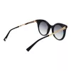 ANA HICKMANN Damen-Sonnenbrille HI9063-4901S Gold/Braun Geometrischer Metallrahmen mit Braunen Verlaufsgläsern 49/21/145 mm