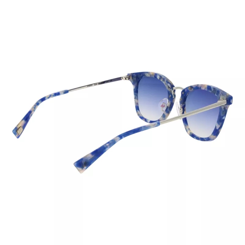 ANA HICKMANN Damen-Sonnenbrille HI9065-49G22 Butterfly Cat-Eye Acetat Havana Braun Verlauf 49mm