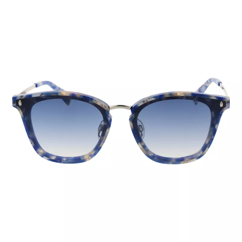 ANA HICKMANN Damen-Sonnenbrille HI9065-49G22 Butterfly Cat-Eye Acetat Havana Braun Verlauf 49mm