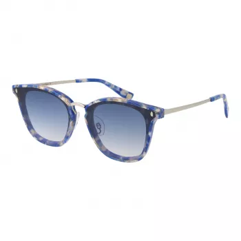 ANA HICKMANN Damen-Sonnenbrille HI9065-49G22 Butterfly Cat-Eye Acetat Havana Braun Verlauf 49mm