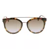 ANA HICKMANN Damen-Sonnenbrille HI9080-62G21 Butterfly Oversized Gold Braun Verlauf 62mm