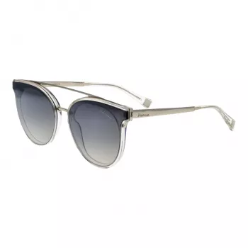 ANA HICKMANN Damen-Sonnenbrille HI9080-62T04 Gold Butterfly Rahmen Braun Verlaufsgläser 56mm