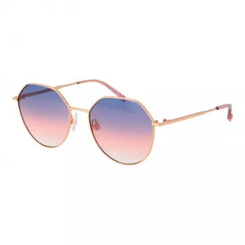 ANA HICKMANN Damen-Sonnenbrille HIY3001-5205A Braun Havana Acetat-Fassung Brauner Verlaufsglas 52/17/135 mm
