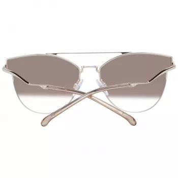 ANA HICKMANN Damen Sonnenbrille HI3096E-6104B Butterfly/Cat Eye Braun Havana Acetatrahmen Braune Verlaufsgläser UV400 61/17/145 mm
