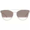 ANA HICKMANN Damen Sonnenbrille HI3096E-6104B Butterfly/Cat Eye Braun Havana Acetatrahmen Braune Verlaufsgläser UV400 61/17/145 mm