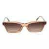 ANA HICKMANN Damen Sonnenbrille HI9099-63H01 Brown Havana Square Butterfly Acetatrahmen UV400