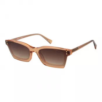 ANA HICKMANN Damen Sonnenbrille HI9099-63H01 Brown Havana Square Butterfly Acetatrahmen UV400